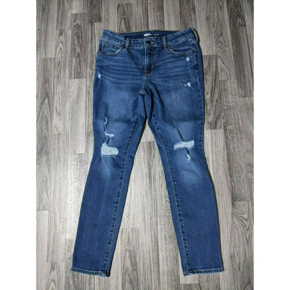 Old Navy Denim - Old Navy Short Pop Icon Skinny Distressed Jeans